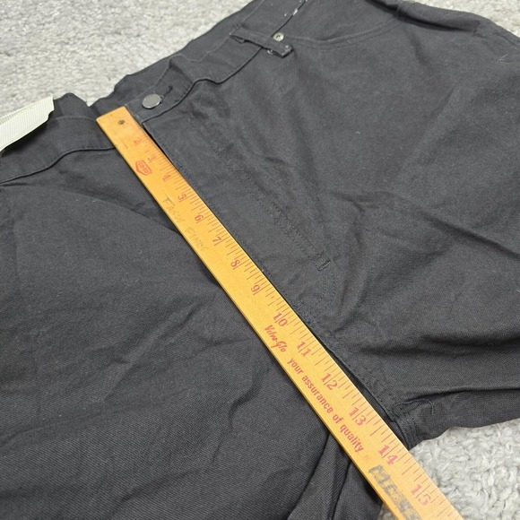 Dickies Pants Mens 42x32 Black‎ Duck Carpenter Relaxed Fit Flex Outdoors Work - Picture 9 of 12